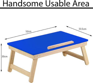 Foldable Multipurpose Wooden Laptop/Study/Bed Table for Home Office Furniture Work from home - halfrate.in