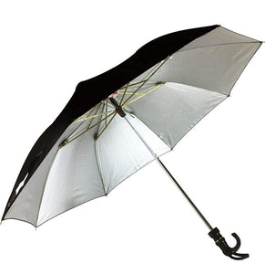 Umbrella Classic Folding Automatic Open Uv Protective Umbrella, Black - halfrate.in