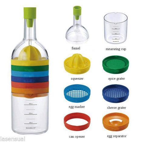 Bin 8 Tools Kitchen Tool like bottle - Multipurpose Kitchen Tool - halfrate.in