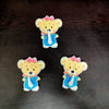 Self Adhesive Teddy Bear beautiful Wall Hooks, (3 PCS) - halfrate.in