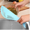 Fish Shaped Plastic Wash Rice Vegetable Fruit Noodles Sieve Colander Strainer Drainer - halfrate.in