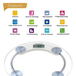 Digital Glass Weighing Scale Personal Health Body Weigh Scale Weight Machine - halfrate.in