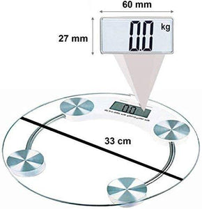 Digital Glass Weighing Scale Personal Health Body Weigh Scale Weight Machine - halfrate.in