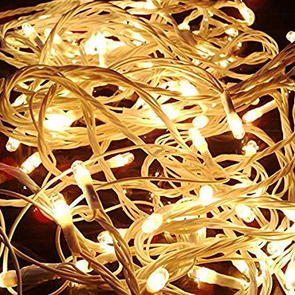 Plastic Rice Lights 5 mtr Serial Bulbs Ladi Decoration Lighting Multicolour for Indoor, Outdoor, DIY, Diwali Christmas Eid and Other Festive Season