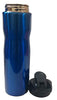 Tuff Stainless Steel Water Bottle Sporty (350 ml, Blue)