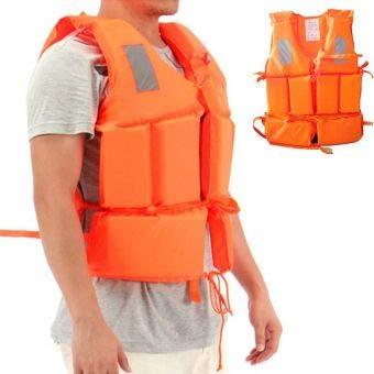 Life Jacket, Good Buoyancy Adult Floating Vest for Surfing, Boating, Sailing & Swimming Paddle Sports Buoyancy Safety Survival Aid Vest - halfrate.in