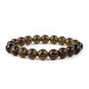 Natural Smoky Quartz Round 8mm Beads Bracelet Energised, Natural Smoky quartz stone