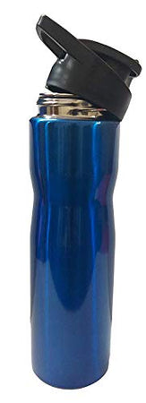 Tuff Stainless Steel Water Bottle Sporty (350 ml, Blue)