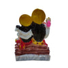 Shiv Pariwar Idol Handcrafted Handmade Marble Dust Polyresin - 14 x 10 cm perfect for Home, Office, Gifting SPC-1