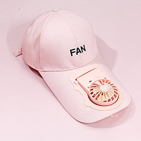 Rechargeable Fan in Cap Sun Hats Rechargeable Battery Outdoor Travel Baseball Cap Summer Cooling USB Charging Fan Cap