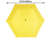 Yellow Stylish Banana Shaped Mini Foldable Umbrella