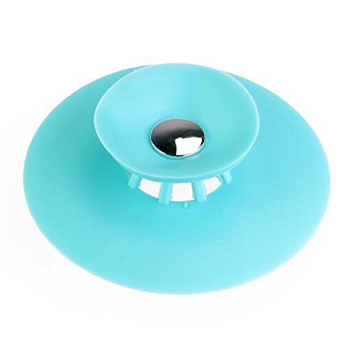 Sink Stopper Silicone Bathtub Stopper, Kitchen Sink Drain Strainer, Bathroom Drain Plug Drain Stopper 2 in 1, Shower Drain Sink Cover with Hair Strainer