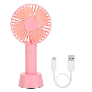 Portable 2 in 1 Water Mist Sprayer Fan Handheld Misting Fan AC Pocket Fan Portable Fan for Travelling Electric USB Rechargeable Handheld Mini Fan Cooling Air Humidifier