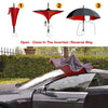 Double Layer Inverted Umbrella, Umbrella Windproof, Reverse Umbrella with UV Protection, Upside Down Umbrella with C-Shaped Handle