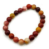 Natural Mookaite Crystal Stone Bracelet for Unisex Adult Reiki Energized 8 mm Bead Bracelet Round Shape