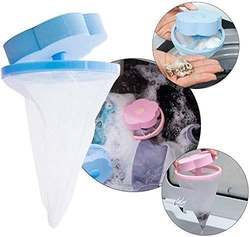 Washing Machine Flower Ball Shape Floating Reusable Mesh lint Net Trap Filter bag Hair Catcher Removal Debris Dirt Fur Pouch | Cloth laundry washer Device Cleaning