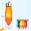 H2O Portable Water Bottle Health Fruit Infuser Lemon Juice Squeezer Tumbler Cup for Healthy Drinks Juice, Lemonade