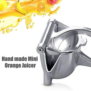 Aluminum Steel Heavy Duty Handhold Press Fruit Manual Juicer, Instant juicer Orange juicer, Lemon Squeezer Citrus