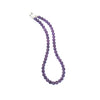 Amethyst Crystal Round Beads Necklace 15 Inches 6 mm Beads Semi precious Mala