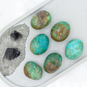 Natural Crystal Chrysocolla Tumble Stone