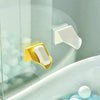 Self Adhesive Wall Mounted Soap Holder for Bathroom with Self Draining Slanting Design Also Use for Key Hanger and Mobile Stand