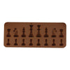 3D Chess Chocolate Silicon Candy Mould - Soft Flexible Food-Grade - New Chess Character Design Chocolate Resin Mould - Silicon Moulding Tray