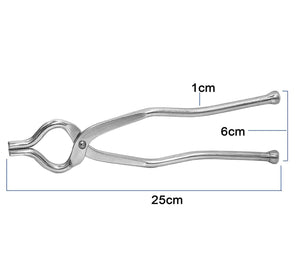 Stainless Steel Pakkad, Sansi, Tong, Kitchen Tool pincer, Utility Holder (Big) ( Utensil Holder) - halfrate.in