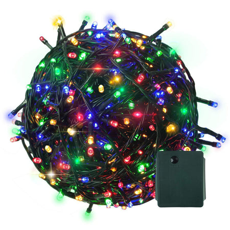 Multicolor Plastic LED Lights 30 mtr Serial Bulbs Ladi with 8 modes controller Decoration Lighting for Indoor, Outdoor, DIY, Diwali Christmas Eid