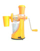 Hand Juicer for Fruits and Vegetables with Steel Handle Vacuum Locking System, Juice Maker with Attached Waste Cup