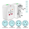 Ekdant® Universal International All in One Worldwide Travel Adapter Wall Charger AC Power Plug Adapter for USA/UK/AUS/EU Cellphone Laptop with Surge/Pike Protected Supports More Than 150 Countries - halfrate.in