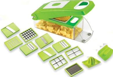 Multipurpose 16 in 1 Vegetable and Fruit Chopper, Cutter, Grater, Slicer, Peeler, Shredder, Grater, juicer