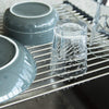 Stainless Steel Foldable Over The Sink Kitchen Rolling Sink Rack Multipurpose Dry Rack Dish Drainer