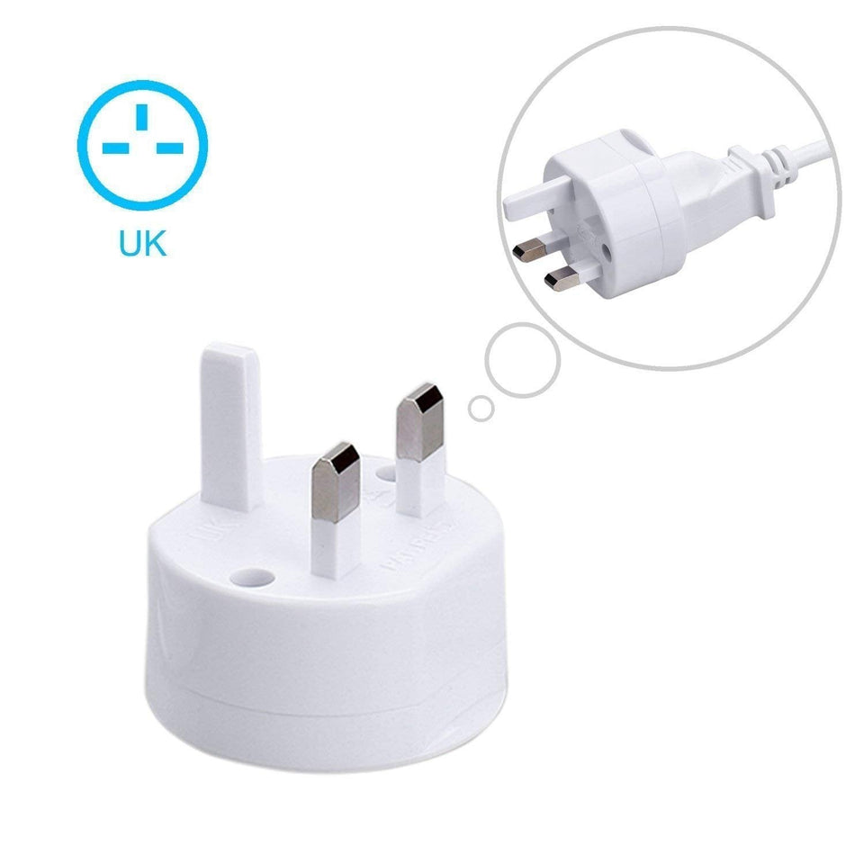 Ekdant® Universal Travel Adapter Round All in One -Supports over 150 Countries Including US, AUS, NZ, Europe, UK - halfrate.in