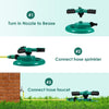 Garden Sprinkler, Adjustable 360 Degree Rotation Lawn Sprinkler, Large Area Coverage, Sprinklers for Yard for Plant Irrigation and Kids Playing