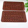 Silicone Alphabets Shape Chocolate Jelly Candy Mould, Cake Baking Mold, Bakeware Mould, Ice Tray, ABCD Chocalate Mould