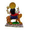 Maa Durga On Lion Idol Large Handcrafted Handmade Marble Dust Polyresin - 39 x 29 cm perfect for Home, Office, Gifting MLxc-1