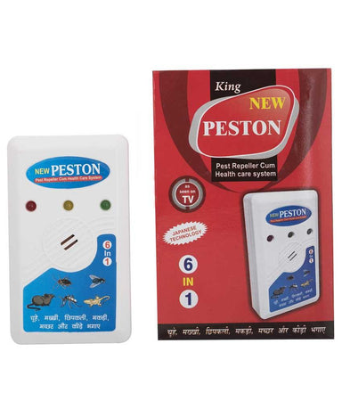 Peston Ultrasonic Electro Magnetic Pest Repellent For Mosquitoes,Rats,Cockroach,Spiders Bugs,Lizards, & Other Insects - halfrate.in