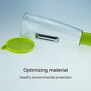 Vegetable/Fruit Peeler Versatile for Kitchen Peeling Tool Julienne Peeler Fruit Peeler with Collect Cup Fruit Peeler with Container Julienne Peelers