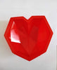 Pinata 3D Diamond Heart Shape Chocolate/Cake Mold with Hammer, Pinata Cake Mould, Chocolate Shaping Tool, Flexible Silicone Mould