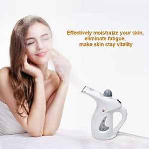 Handheld Garment Facial Steamer Mini Handheld Electric Garment Facial Steamer Brush and Fabric for Ironing Clothes Home and Travel (Multicolour) - halfrate.in