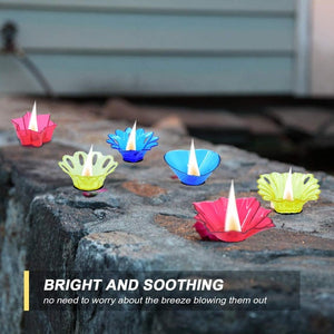 Beautiful Candle Cups Reusable Tea lights 12 pcs