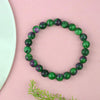 Natural Ruby Zoisite Stone Bracelet 6 mm Beads Lab Stretchable Elastic Bracelet Ruby Zoisite Crystal Gemstone