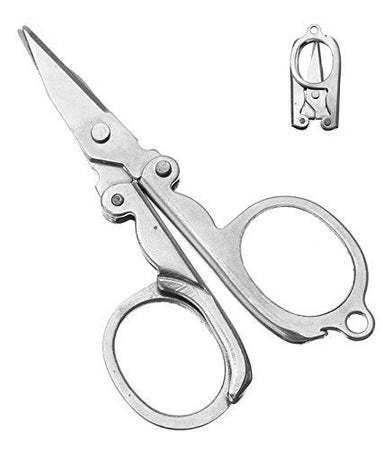 Pocket Size Small Folding Cutting Scissor Used for Travelling /Personal Care /Stainless steel/ Trimming /Student Scissor/Used For Craft Work