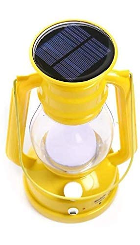 LED Emergency Solar & Electric Rechargeable Portable Lantern Torch Table Lamp with Eye Protection Glass