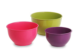 Alltime Set Of 3 Microwave safe Jumbo size Mixing Bowls with Lids - 3200 ml, 2300 ml, 1300 ml