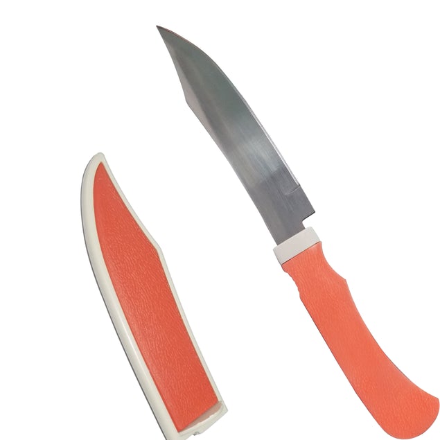 Stainless Steel Kitchen Knife with Protective Cover Extra Sharpe