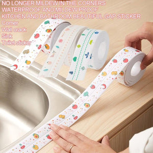 Waterproof Tape for Kitchen Sink Oil Proof Caulk Tape Strip Self Adhesive Bathroom Corner Caulking Sealing Gap Sealer