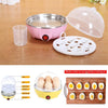 Egg Boiler/Egg Poacher/7 Egg Cooker/Electric Egg Boiler/Egg Steamer/Home Machine Egg Boiler with Egg Tray - halfrate.in