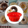 Bakeware Non Stick Silicone Ring Shape Round Cake Mold, Spiral Ring Baking Mold