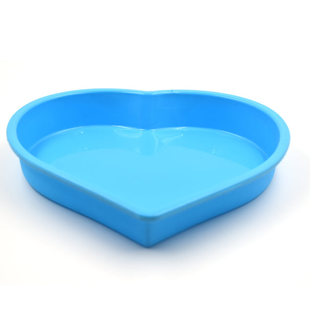 Silicone Heart Shape Big size Silicone Bakeware Cake Mold Cupcake / Muffin Mould (Pack of 1)